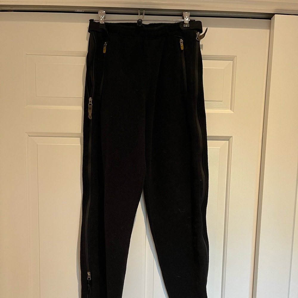 Vintage REI fleece pants black medium
